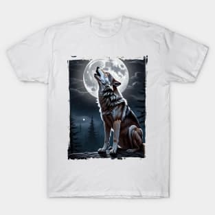 The night of the howling wolf T-Shirt